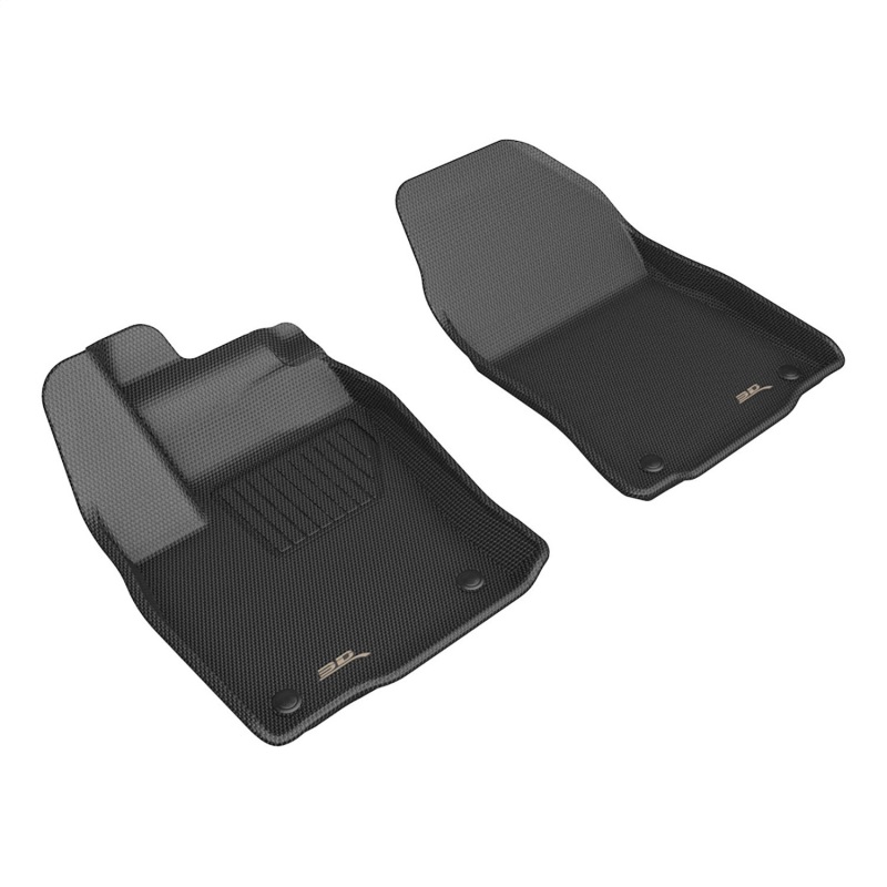 Nissan Kicks Floor Mats - Front - 3D MAXpider - Kagu - Black - `25-`26